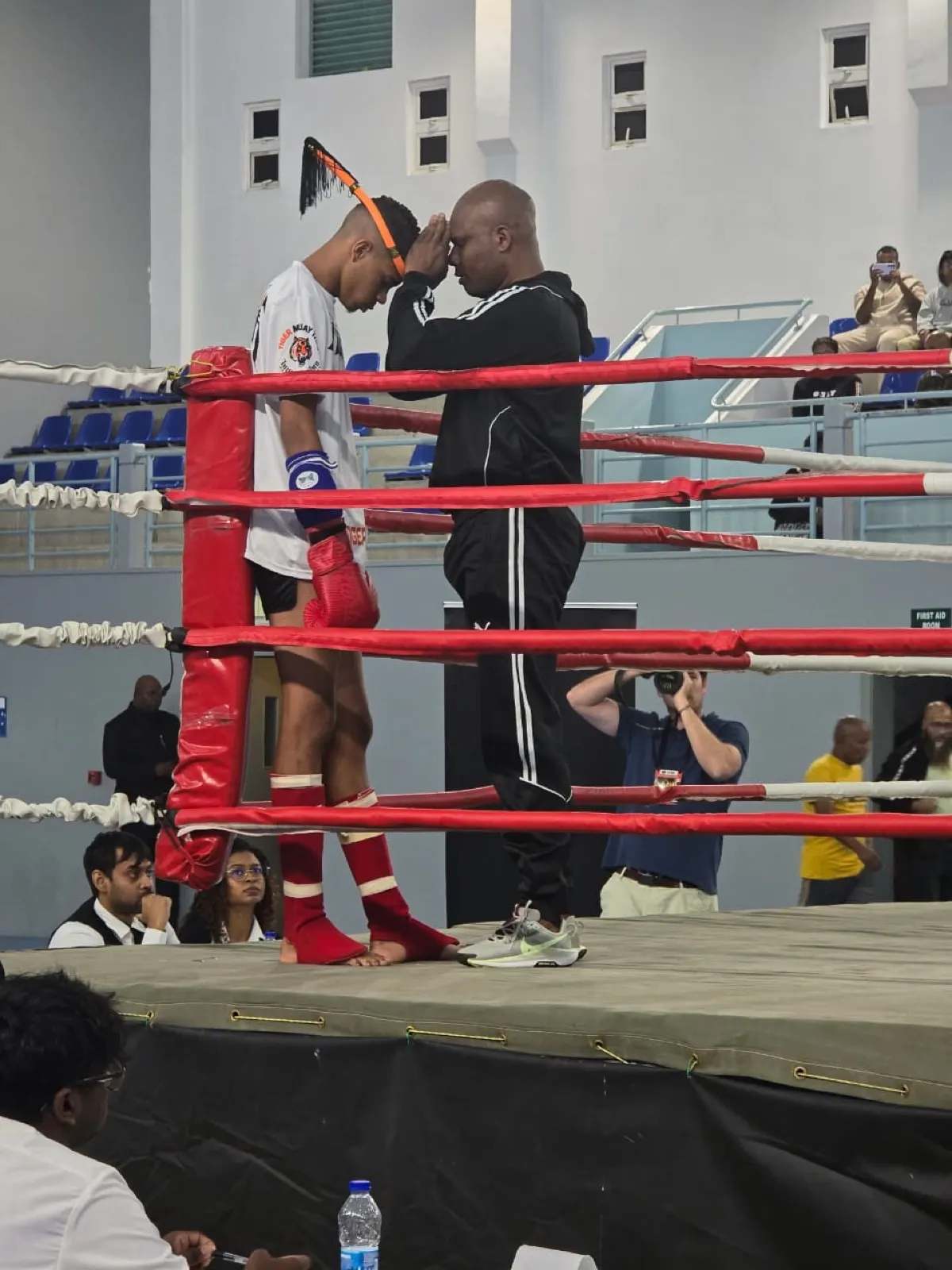 Sur le ring