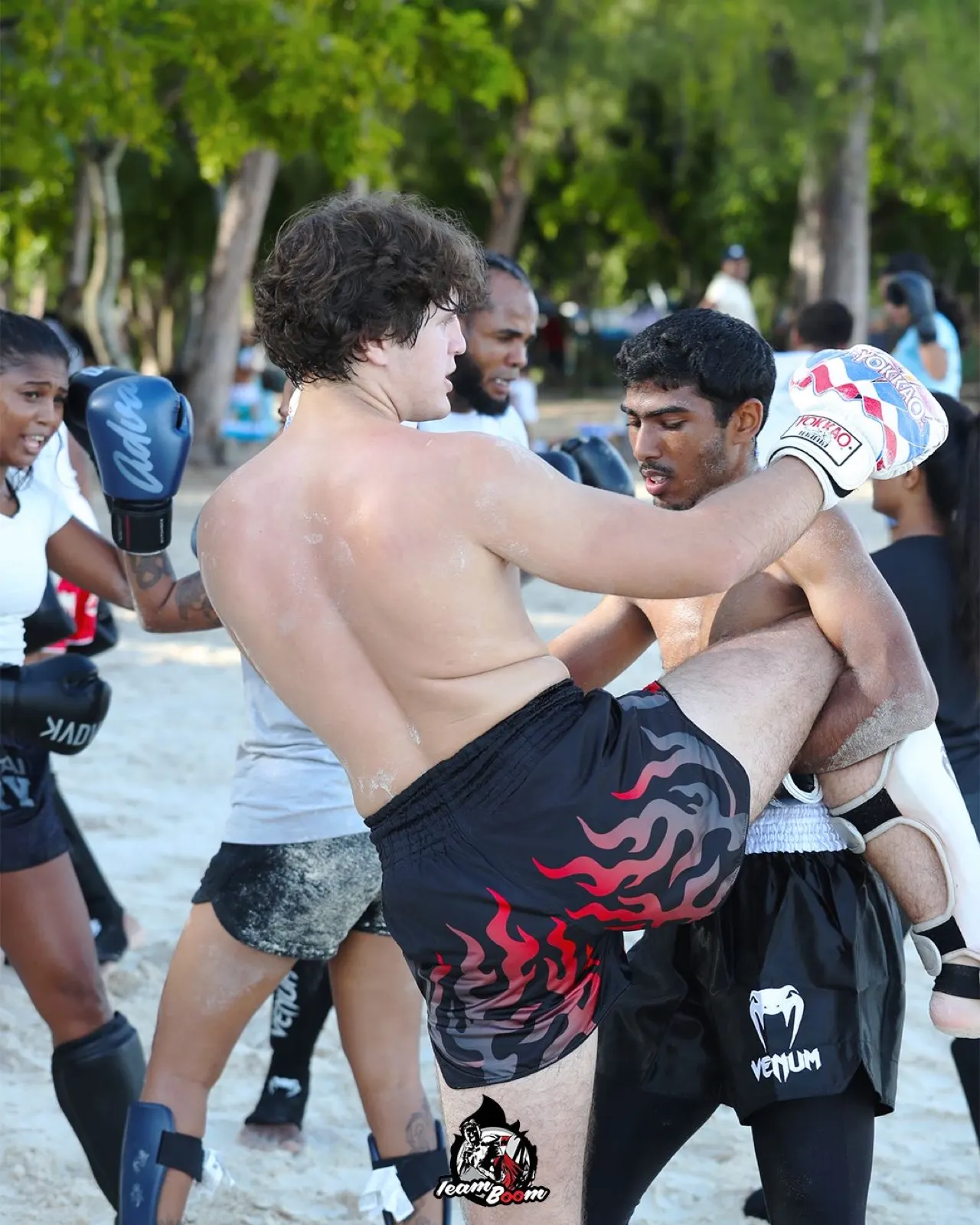 Sparring plage