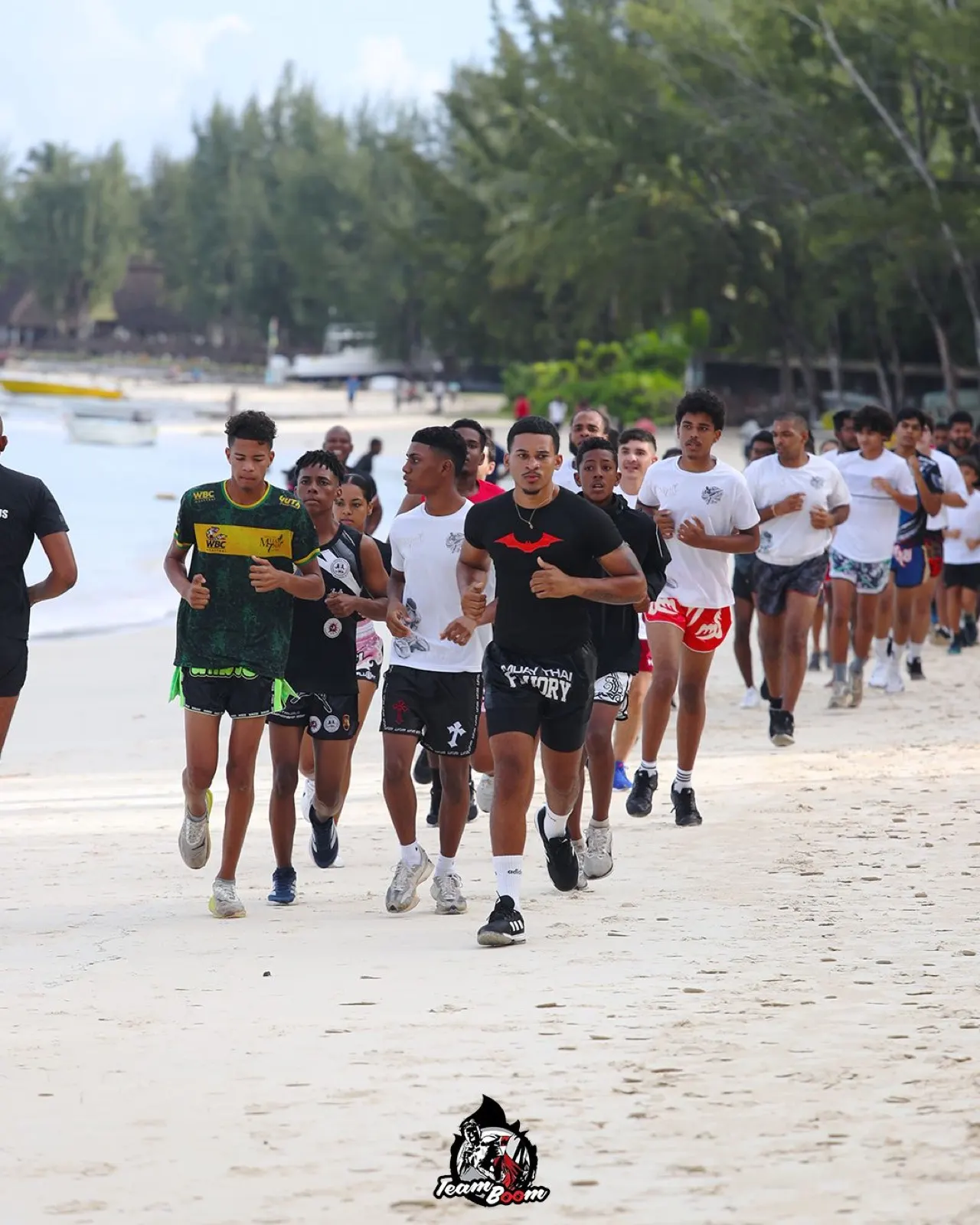 Course sur le sable